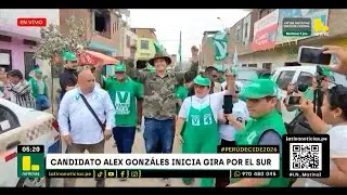 CANDIDATO ALEX GONZALES INICIA GIRA POR EL SUR