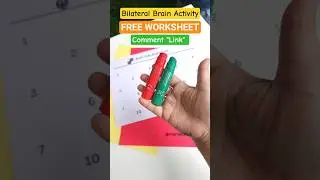 Bilateral Brain Activity For Left and Right Brain Development #braingames #bilateralseries