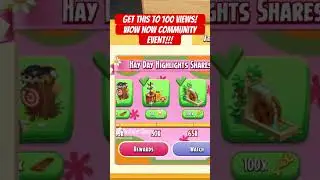 Wow!! Community event!!! #haydayhighlights #hayday