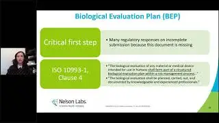 Biocompatibility Evaluation for Device Submission