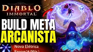 A MELHOR Build de ARCANISTA no Momento! FAZ TUDO! ‹ Diablo Immortal PvE›