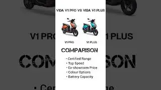 Hero Vida V1 Pro vs Vida V1 Pro | Range | Top Speed | Price | Battery |