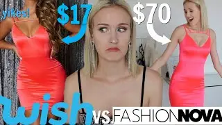 BUYING THE SAME ITEMS FROM WISH VS. FASHION NOVA...WHICH IS BETTER?
