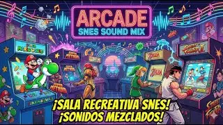 Ambiente de Sal&oacute;n Arcade para Men&uacute; de Super Nintendo (Attract Mode, CoinOps, HyperSpin, Retrobat...)