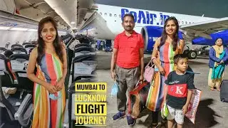Middle Class Family Ki 2nd Flight Journey From Mumbai To Lucknow ✈️ Luxury Trip Series ep 08