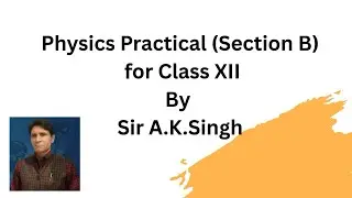 Class 12 Physics Practical (Section B) | Refraction through glass slab.