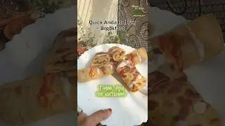 Quick 5mints recipe anda roll for kids lunch box and breakfast or snack #quicksnack #shamakazaiqa