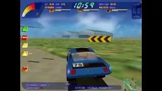 Carmageddon 2 gameplay - Runway Runaway (16/30)