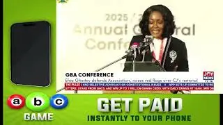 GBA Conference: Efua Ghartey defends Association, raises red flags over CJ&rsquo;s removal.  #JoyNews