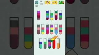 Color sort puzzle gameplay #Shorts
