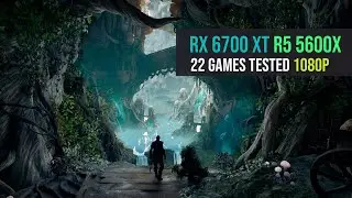 RX 6700 XT OC | R5 5600x OC | test is 22 games 1080p