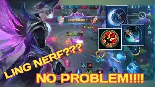 Ling Mobile Legends Gameplay (After Nerf)