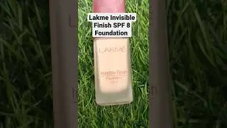 Lakme Invisible Finish foundation with spf8 #foundation #lakme #lakmefoundation #makeuplook #shorts