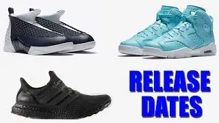 Air Jordan 15 Obsidian, Jordan 6 Pantone, Ultra Boost 3.0 Triple Black Release Date and More