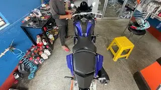 Installed Ktm Handle bar on R15v3 🥵