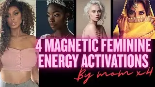 4 Magnetic *Feminine Energy* Activations (by former single mom x4) #attractlove #attractiontips 