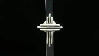 Cross Tie Tack Lapel Pin by Paxton Jewelry
