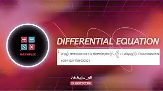 D11_Let y=y(x) be the solution curve of the differential equation (y^2-x)dy/dx=1 satisfying #maths