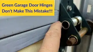 Green Hinge Garage Door Hinges - Stop the Rattling and Cold Air