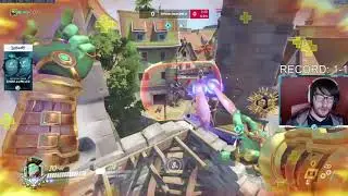 HARBLEU INSANE HAMMOND GAMEPLAY OVERWATCH SEASON 25 TOP 500