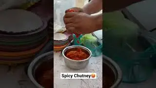 Spicy 🌶 🥵#chutney #dabeli #streetsidefood