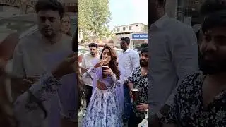 #janhvikapoor spotted enjying chilled lassi during the promotions of her upcoming film Mr & Mrs Mahi