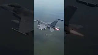 F-16 Escorting Storm Shadow Missile in Action
