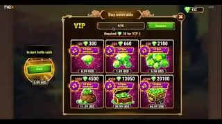 Who to get  free VIP in hero wars 15