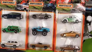 Nine brand new cars from Matchbox