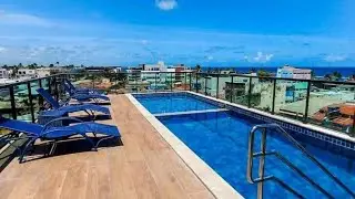 Flat com Rooftop a 100metros das Piscinas Naturais | Porto De Galinhas, Brazil | Hotel Review 🛏️