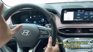 Hướng dẫn sử dụng LẪY CHUYỂN SỐ TRÊN VÔ LĂNG trên SANTAFE , TUCSON 2023