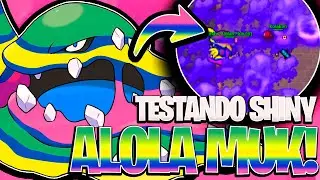 TESTANDO NOVO SHINY!🤯🔥SHINY ALOLA MUK! UM NEWBA NO PBR #58 POKETIBIA MOBILE E PC 2025!