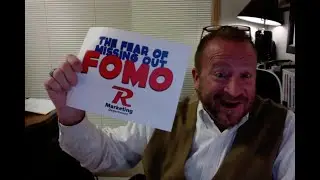 THE FEAR OF MISSING OUT.  R Point Of View. Taught By Steve Reich and R MARKETING DEPT -