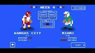 Week 3 and 4 of 5 star team retro bowl gameplay