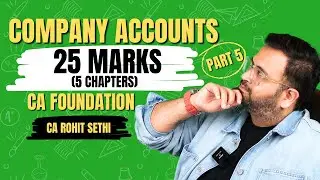 CA Foundation Accounting | Must Do Questions Series &ndash; Part 5 | Company Accounts | Issue of Shares ..
