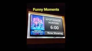 Funny KPOP Demon Hunter moments in theaters 🍿#sajaboys #huntrix #kpopdemonhuntersnetflix #kpop