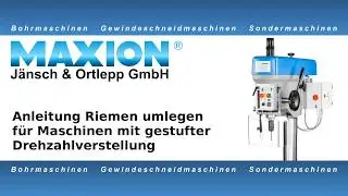 GL Riemen umlegen Tutorial deutsch