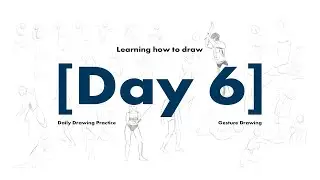 Daily Practice | Gestures and poses practice | Day 6  #DrawingPractice #learninghowtodraw