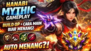 Hanabi Mythic Gameplay 🔥 Build OP + Cara Main Biar Menang