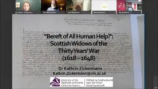 'Bereft of all human help?': Scottish Widows of the Thirty Years' War (1618-1648)