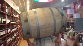 Angry Chilean Completes barrel lifting challenge