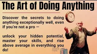 The Art of Doing Anything Exceptionally Well 🔥 | How to Master Any Skill Even If You’re Not a Pro 🗣️