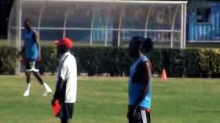 T&T Senior Men's Train in Santiago before friendly international vs Chile