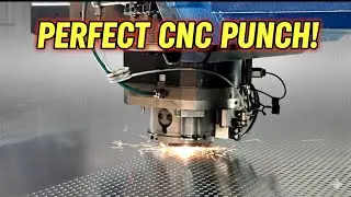 Perfect CNC Punching Machine at Work | Satisfying Precision Metal Process