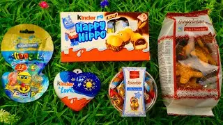 ASMR Most Popular Candys / some lots of colorful rainbow lollipop candy / unpacking chocolate eat