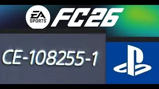 Исправление ошибки CE-108255-1 в игре EA Sports FC 26 Squad Battles на PS5