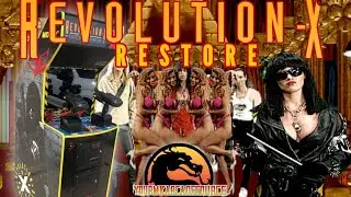Revolution X Arcade Machine Restoration - Part 1- Overview, Board Repair, And Testing