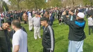 PTI supporter ,small heath park, Birmingham Uk