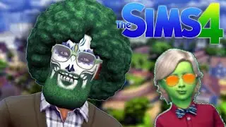 I made a cursed vegetable family in the Sims 4