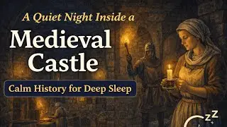 A Quiet Night Inside a Medieval Castle | Calm History for Deep Sleep